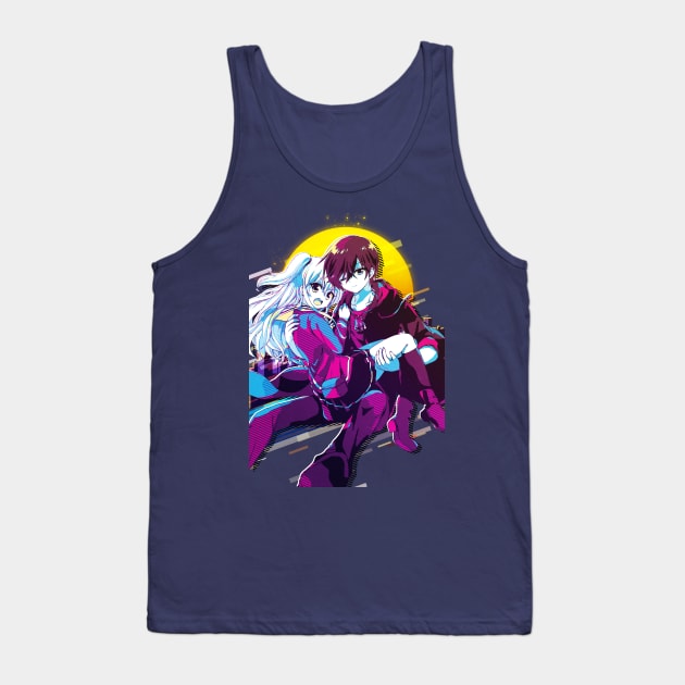 Nao Tomori x Yuu Otosaka Tank Top by 80sRetro